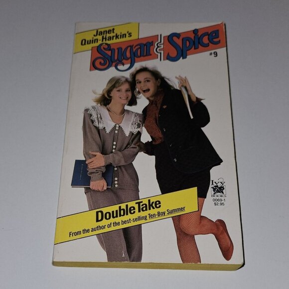 VTG Sugar & Spice #9 Double Take Paperback Book Janet Quin-Harkin 1987 - Picture 1 of 9